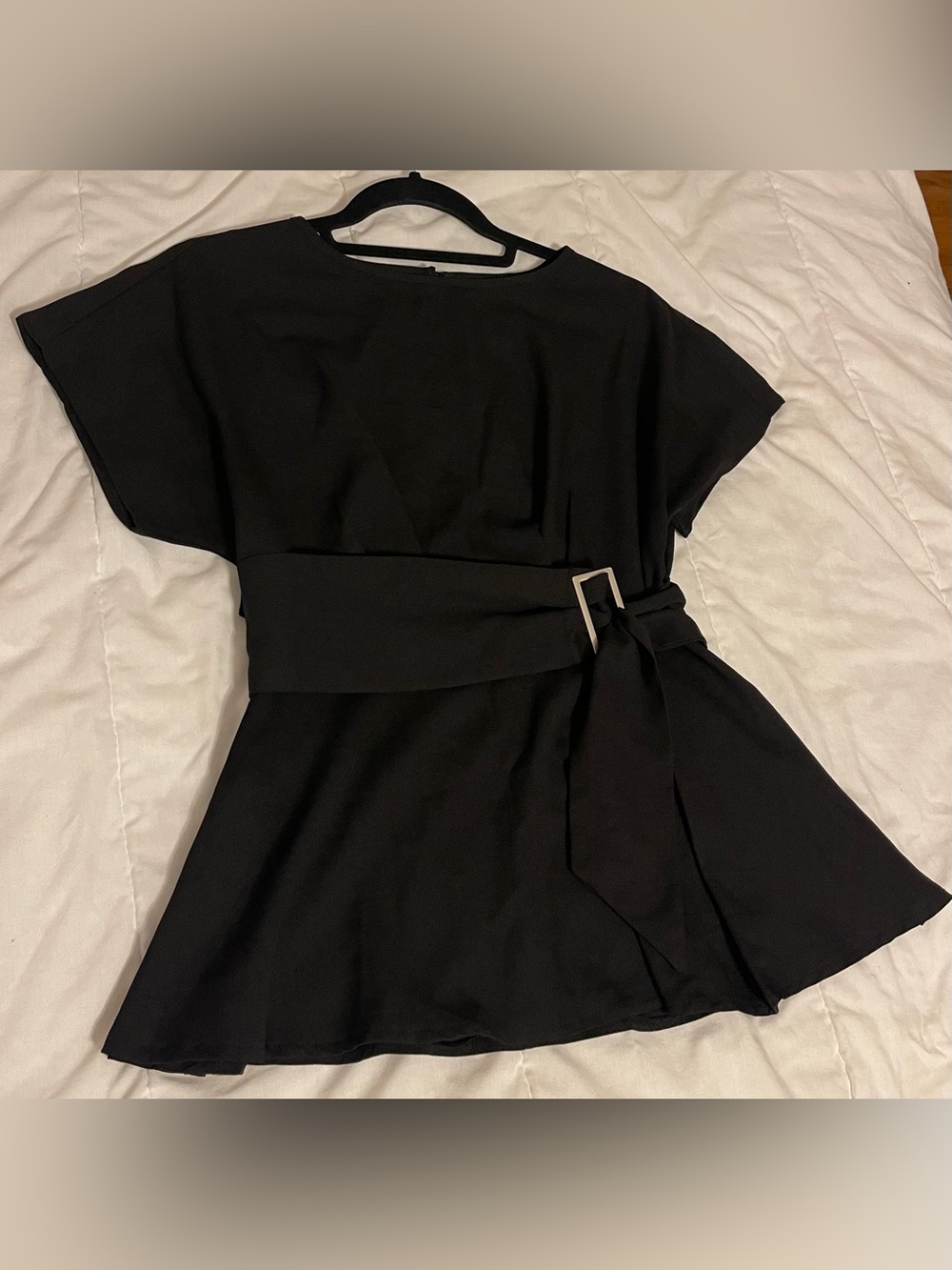 Black Fitted Blouse